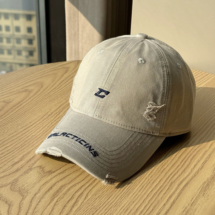 Men's Distressed Denim Baseball Cap Kalsten
