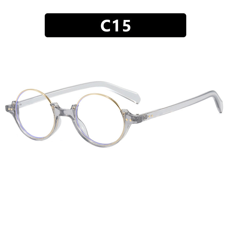 Women's round sunglasses with elegant plastic frame Kalsten