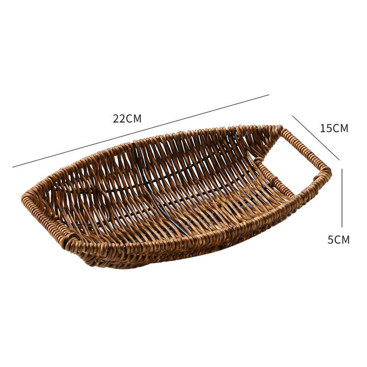 Decorative Handwoven Serving Tray Kalsten