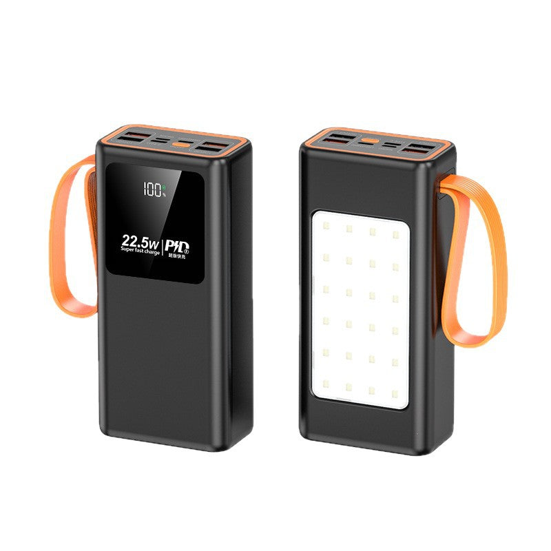 Portable power bank with powerful solar charging technology and LED lamp Kalsten