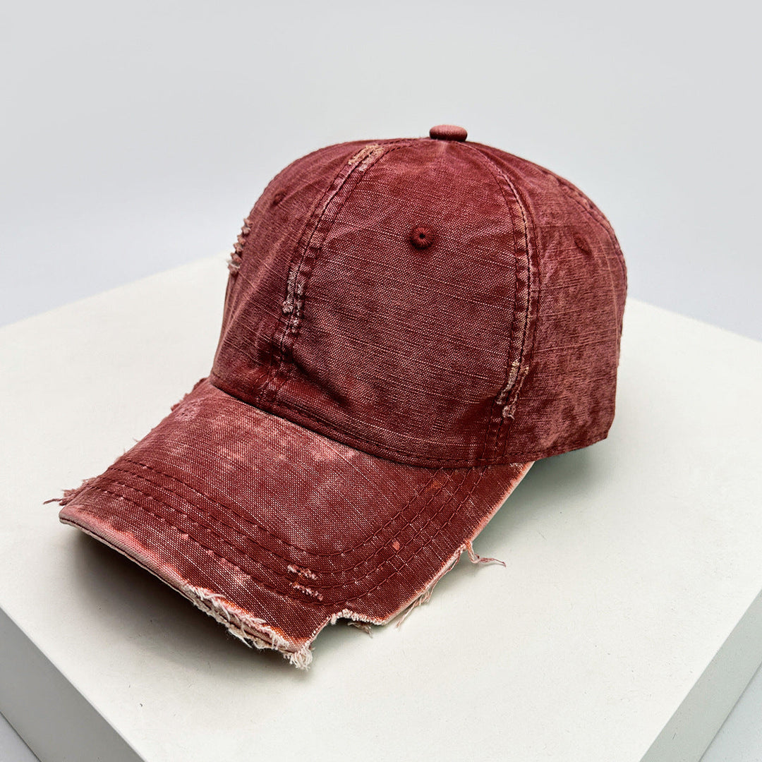 Men's Distressed Denim Baseball Hat Kalsten