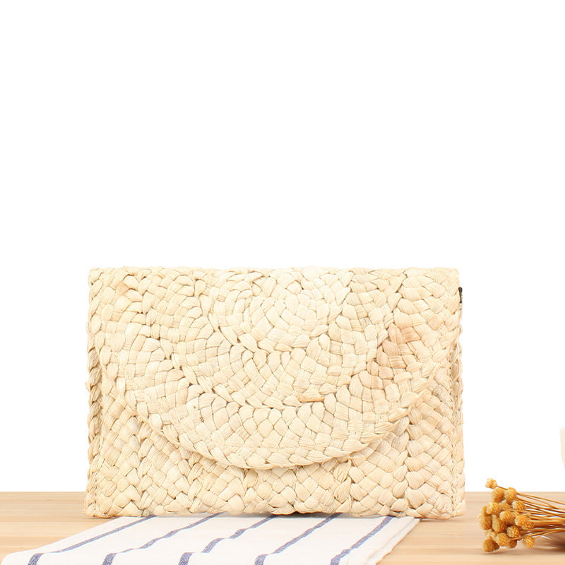 Clutch Made of Handmade Basket Weave Kalsten