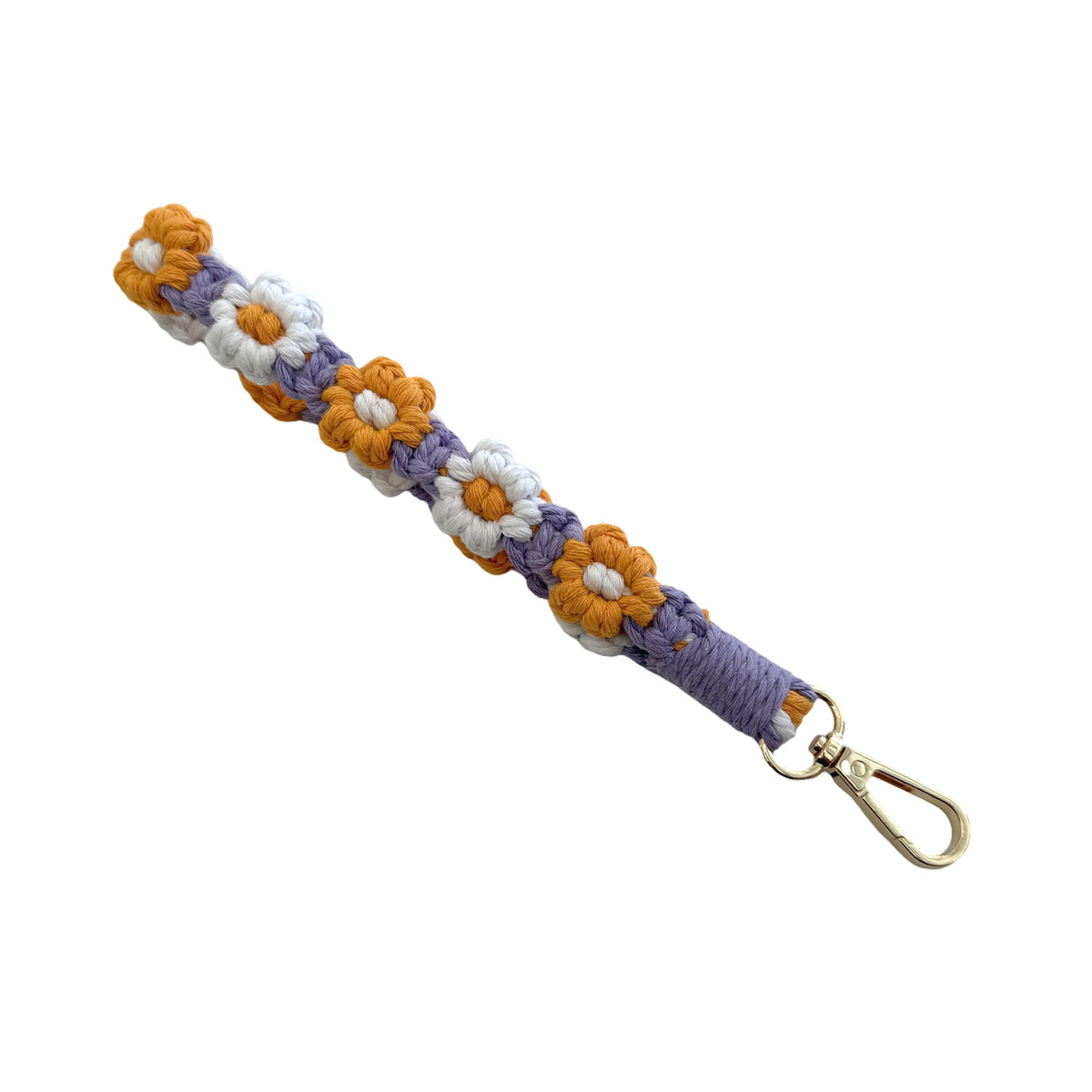 Floral Macrame Keychain Strap Acalora 1788942629