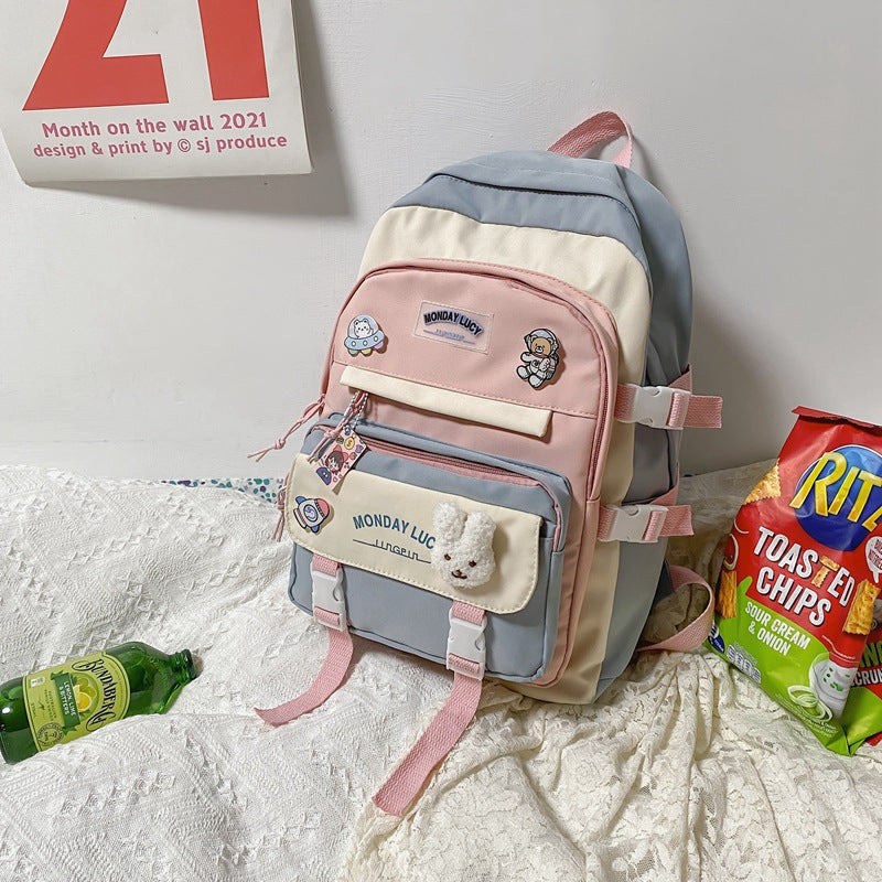 Playful Multi-Pocket Character Backpack Kalsten