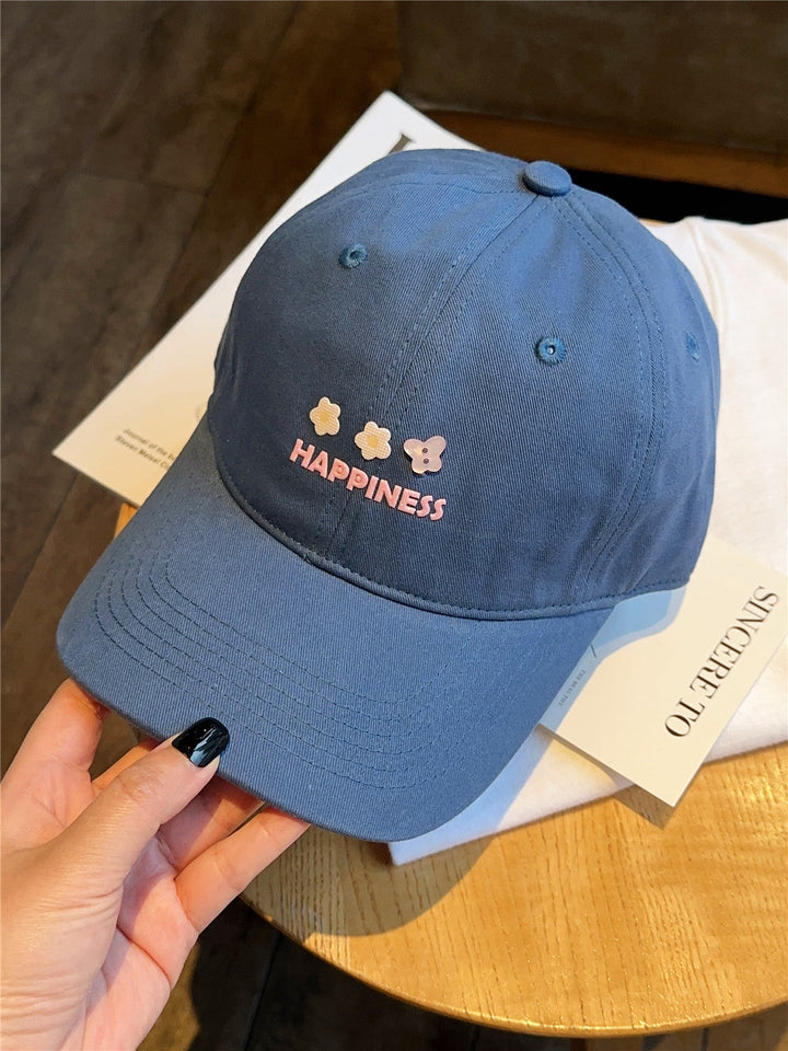 Women's Embroidered Happiness Baseball Cap Kalsten