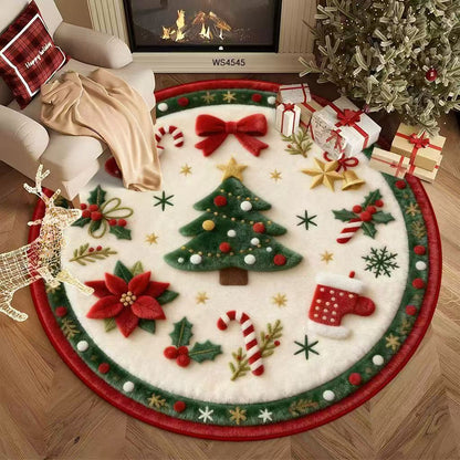 Festive Christmas-Themed Area Rug Acalora