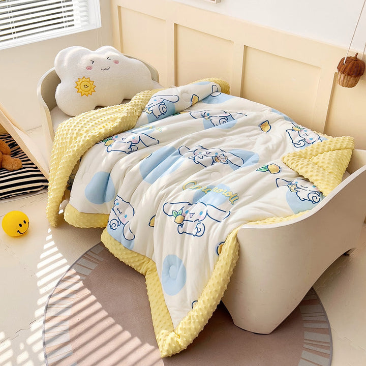 Girls cuddly blanket with versatile animal motif Kalsten