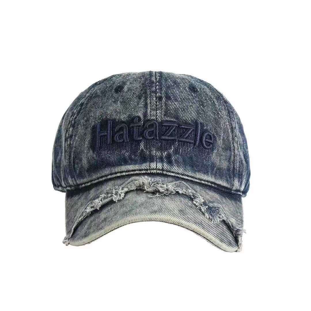 Men's Distressed Denim Baseball Cap Kalsten 1784270737