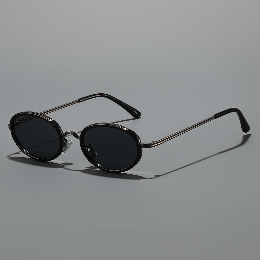 Women's fashionable sunglasses with high-quality frame and round lenses Kalsten