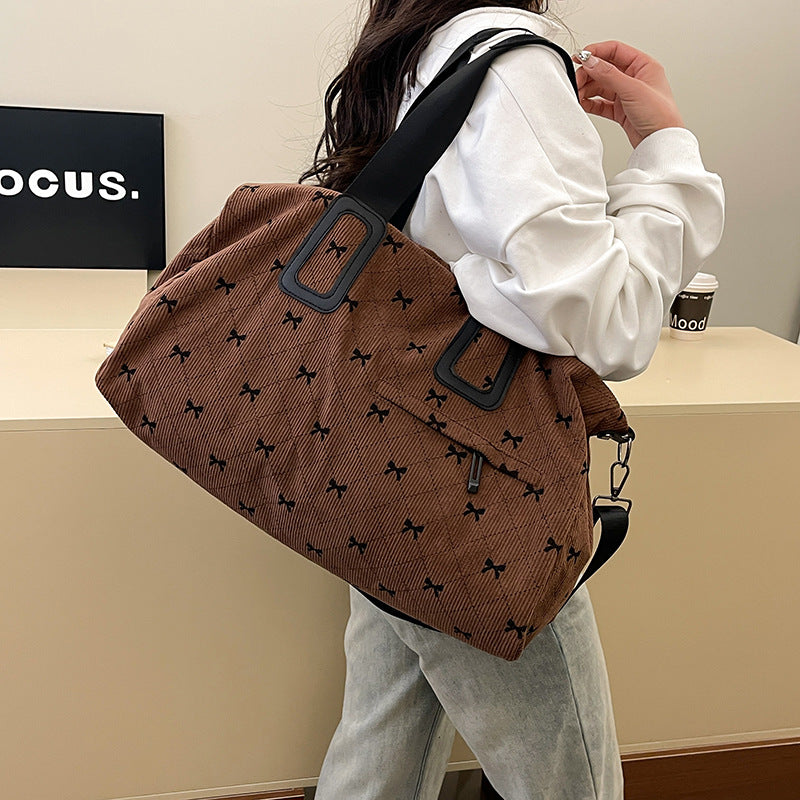 Tote bag with fruity design and multifunctional compartments Kalsten