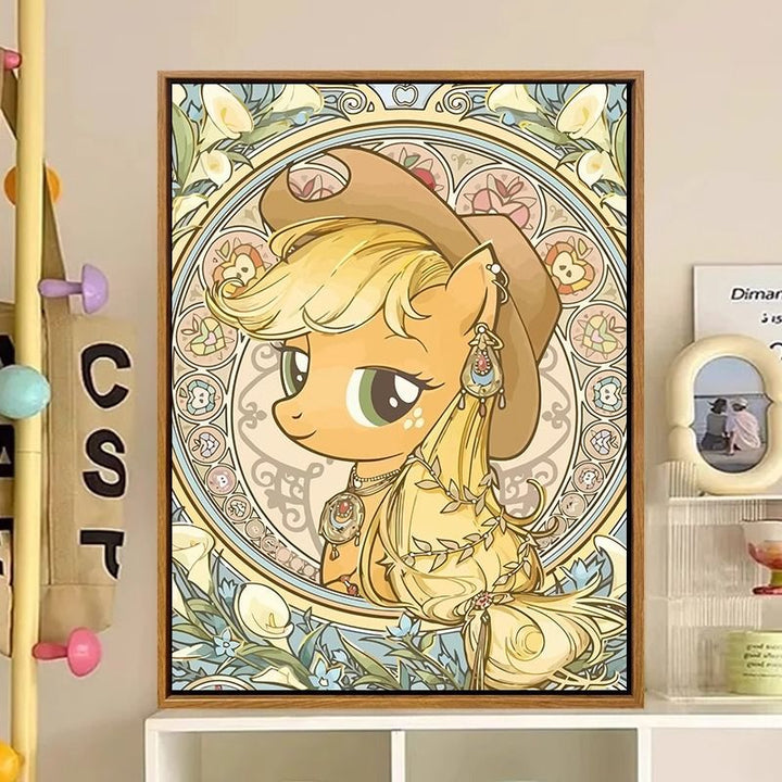 Cartoon-Inspired Fantasy Character Canvas Art Print Kalsten