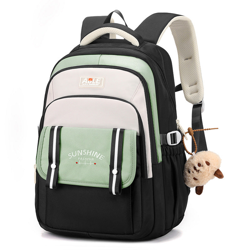 Stylish school backpack with functional compartments Kalsten