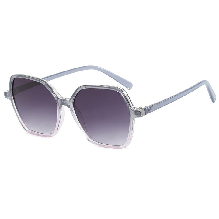 Women's oversized sunglasses with modern, transparent frame Kalsten