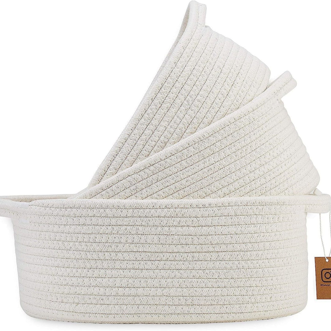 Ladies durable and stylish storage basket in layered look Kalsten