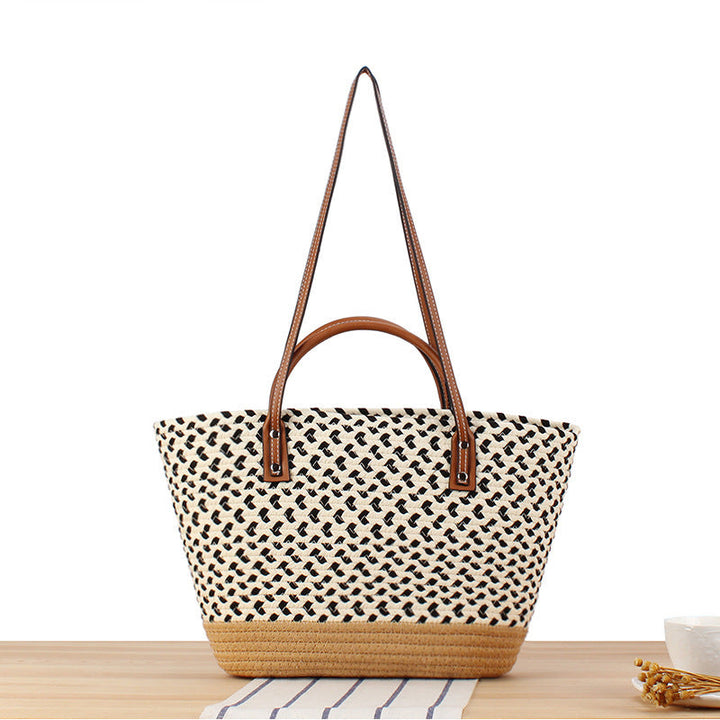 Trendy Woven Tote Bag Kalsten