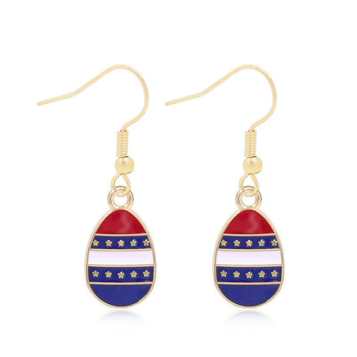 Women's long multi-layer star drop earrings with crystal embellishments and rhodium-plated alloy Kalsten