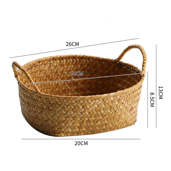 Unisex storage basket made of natural willow material Kalsten