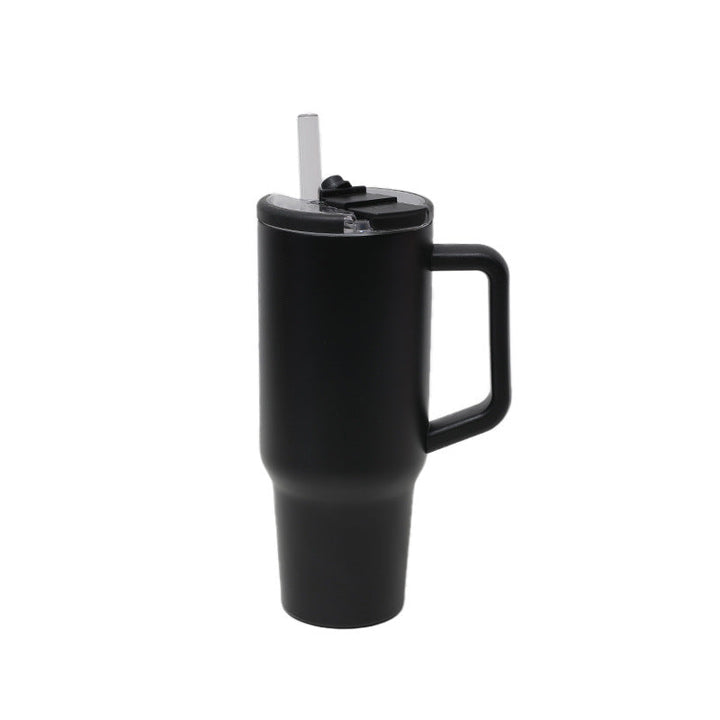 Women's insulated cup with handle and straw Kalsten