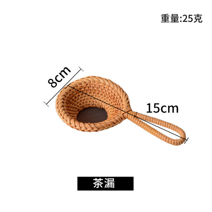 Women handcrafted tea basket with handle Kalsten