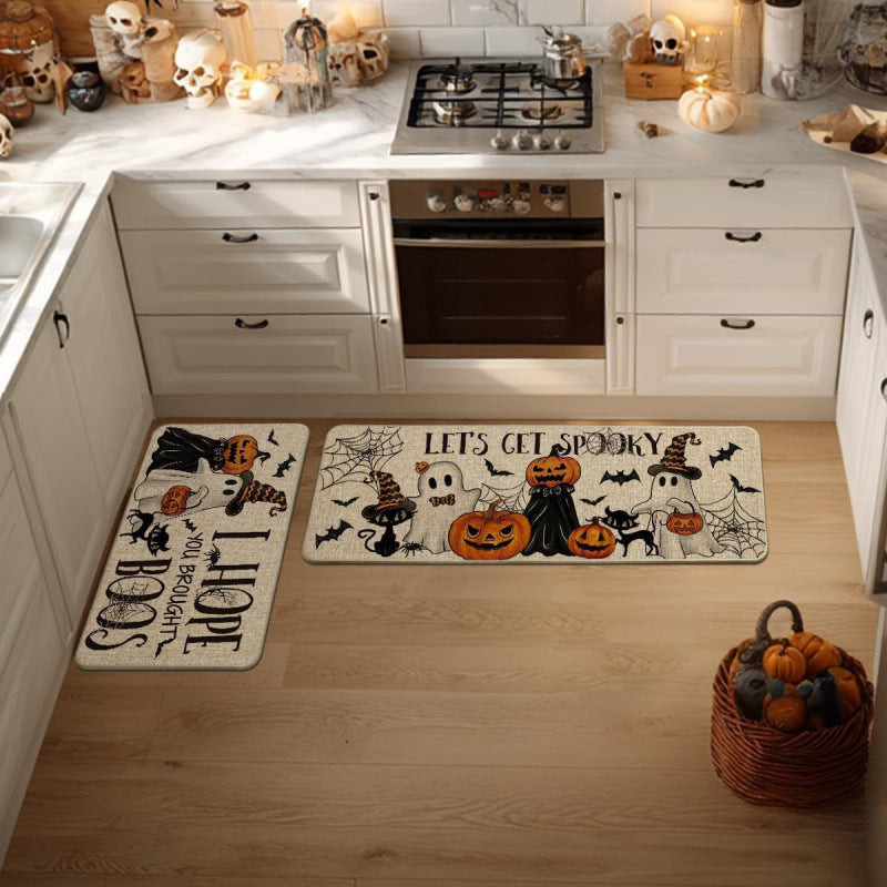 Floral Pattern Kitchen Comfort Mat Set Acalora