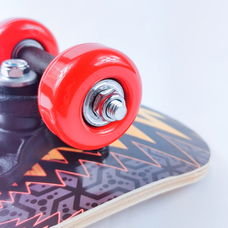 Cartoon-Themed Mini Skateboard Kalsten