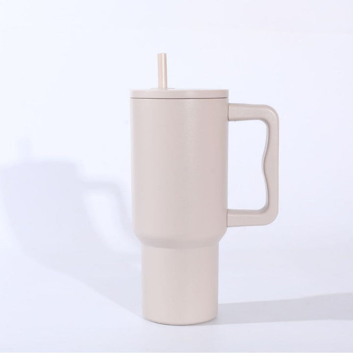 Ladies insulated mug with handle and straw Kalsten