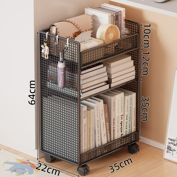 Wire Mesh Bookshelf Organizer Kalsten