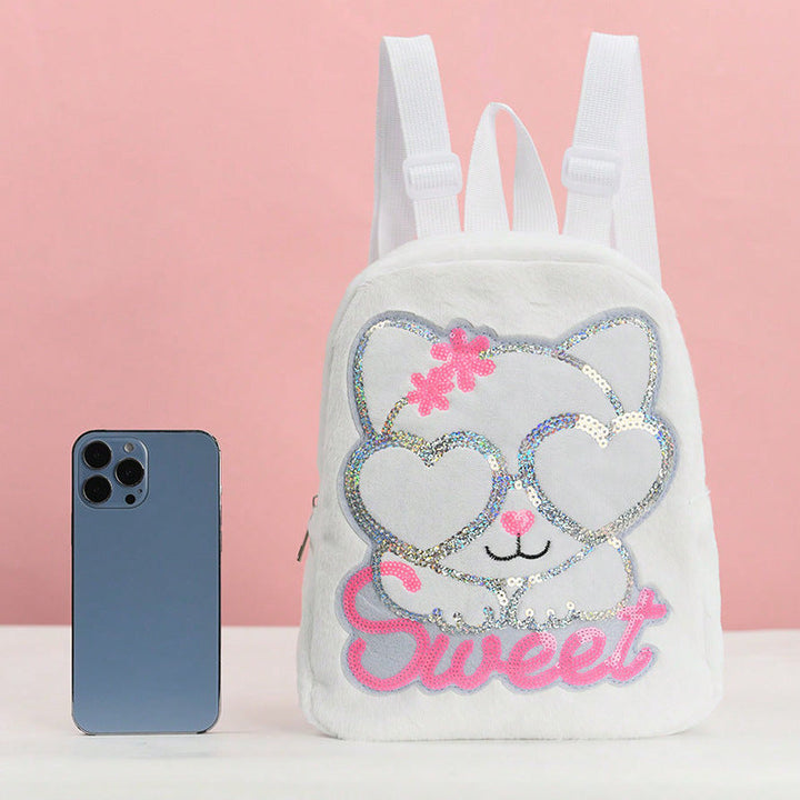 Plush backpack with animal design Kalsten