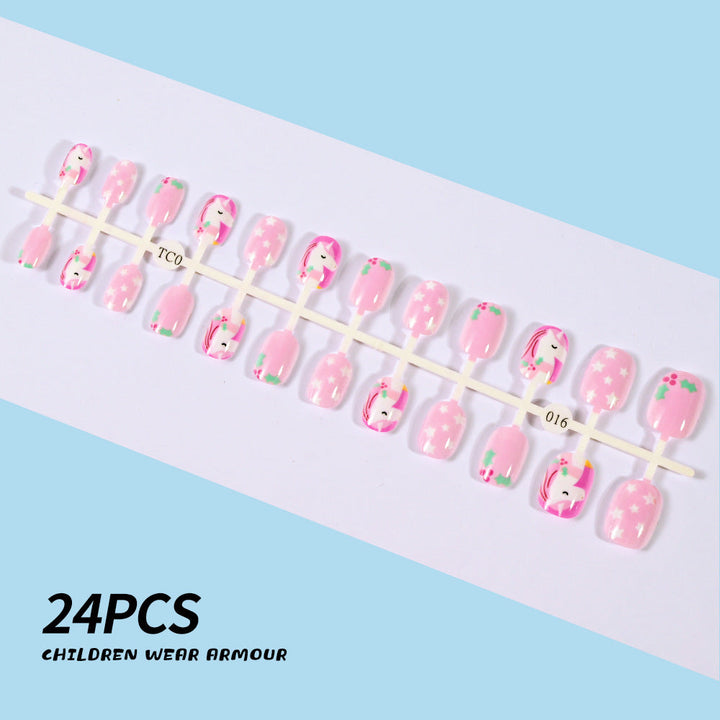 Children's Fun-Themed Press-On Nail Set Kalsten