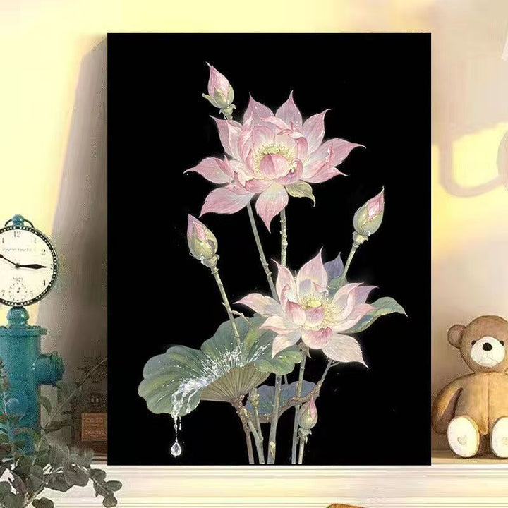 Wisteria Floral Canvas Art Kalsten