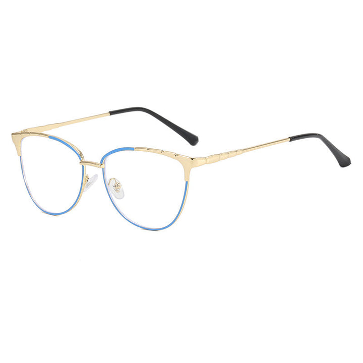 Ladies Cat-Eye Glasses with Fine Metal Accents Kalsten