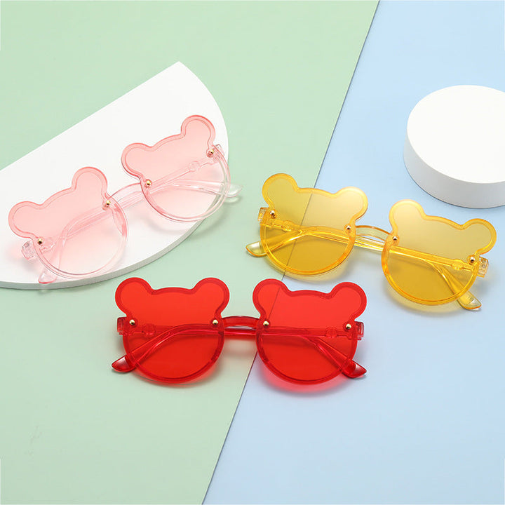 Women Playful Bear Shape Sunglasses Kalsten