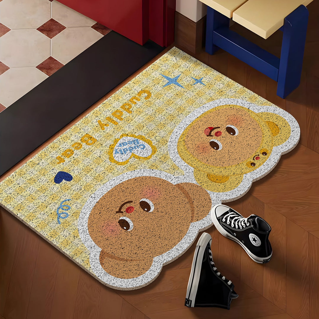 Cuddly Bear-Themed Indoor Area Mat Kalsten