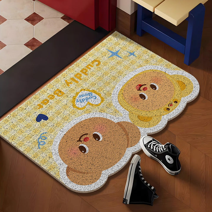 Cuddly Bear-Themed Indoor Area Mat Kalsten