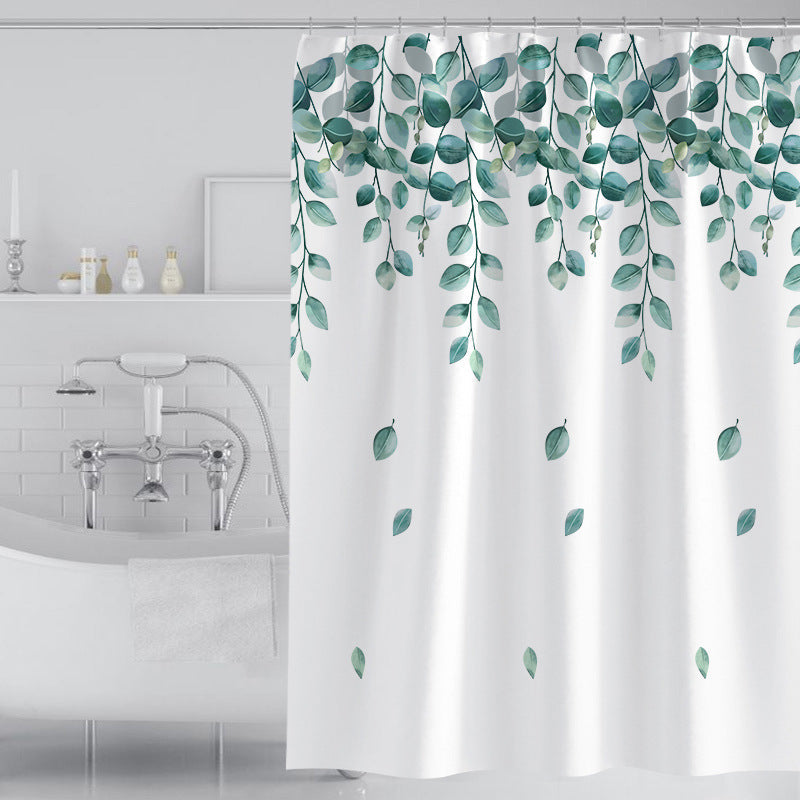 Women's Botanical-Themed Shower Curtain Kalsten