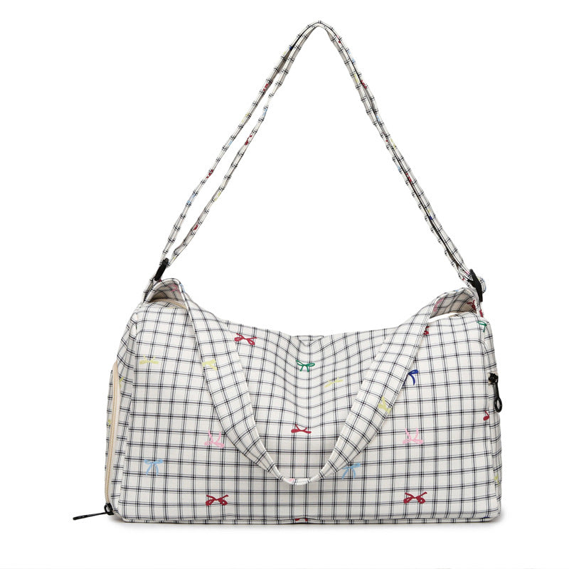 Sporty shoulder bag with unique star pattern Kalsten