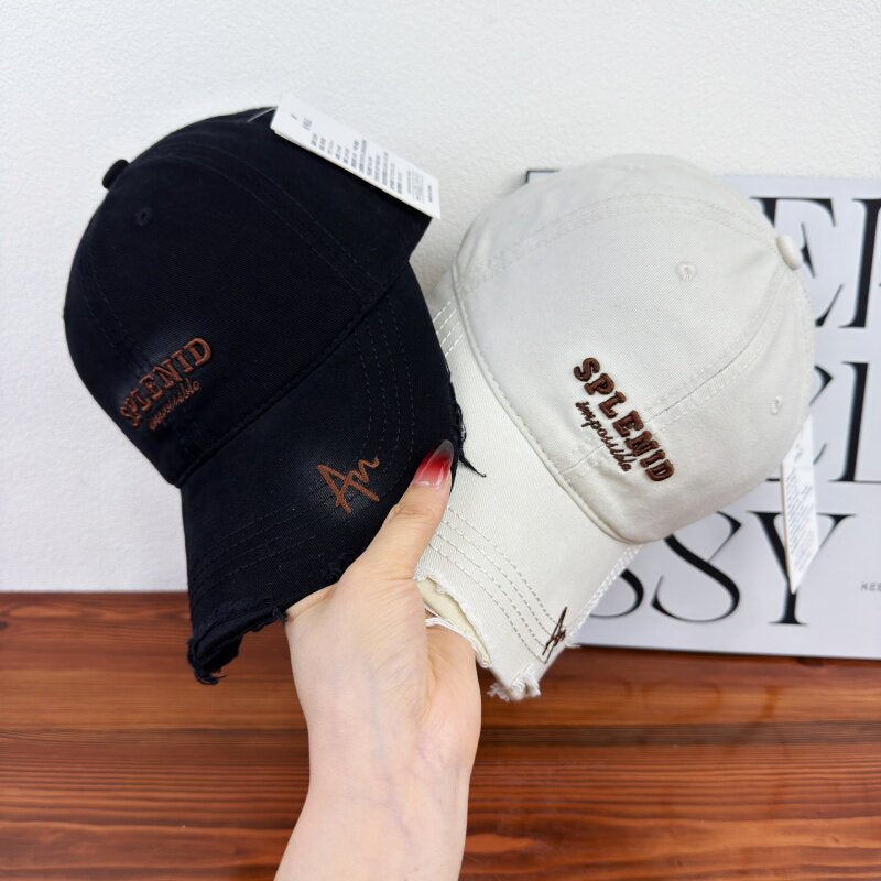 Women's Distressed Graphic Baseball Cap Kalsten
