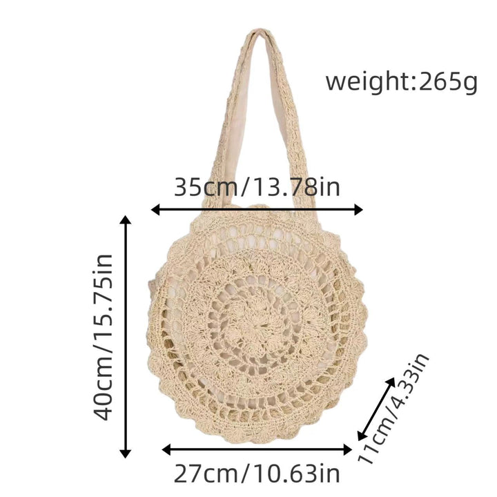 Crochet bag with nostalgic design Kalsten