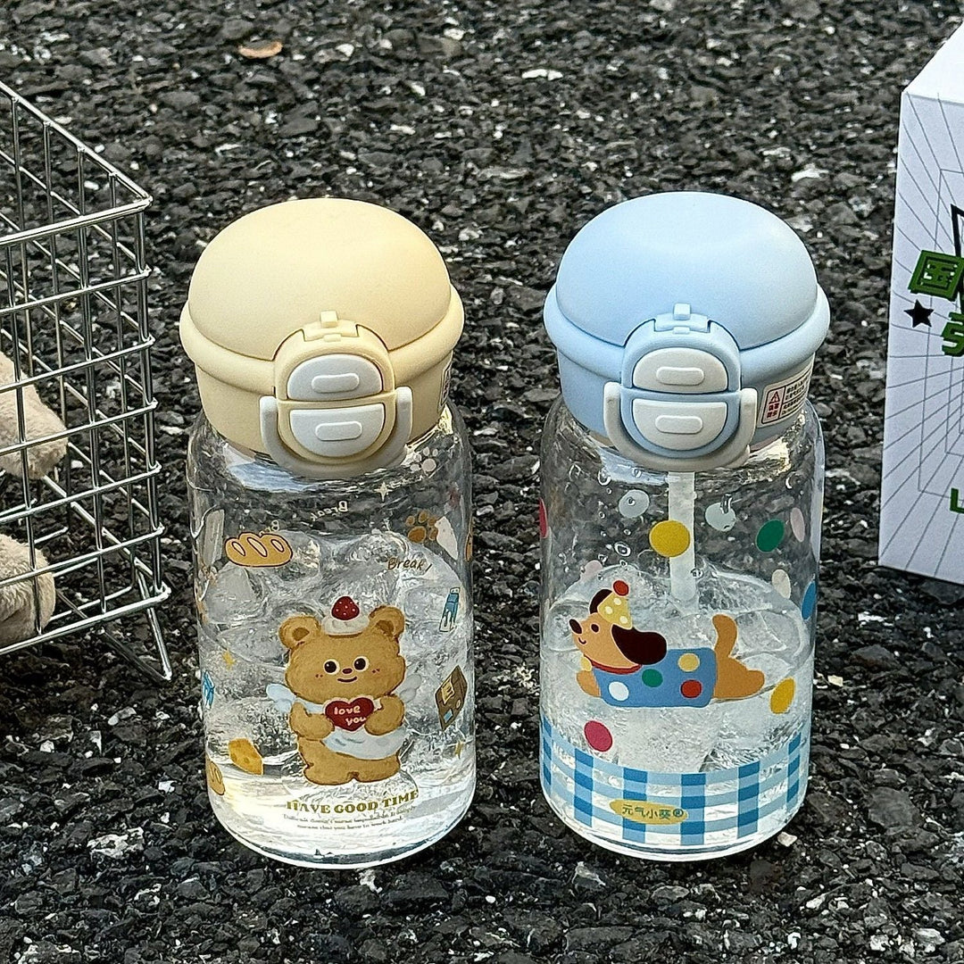 Ladies child-friendly drinking bottle with funny dog design Kalsten