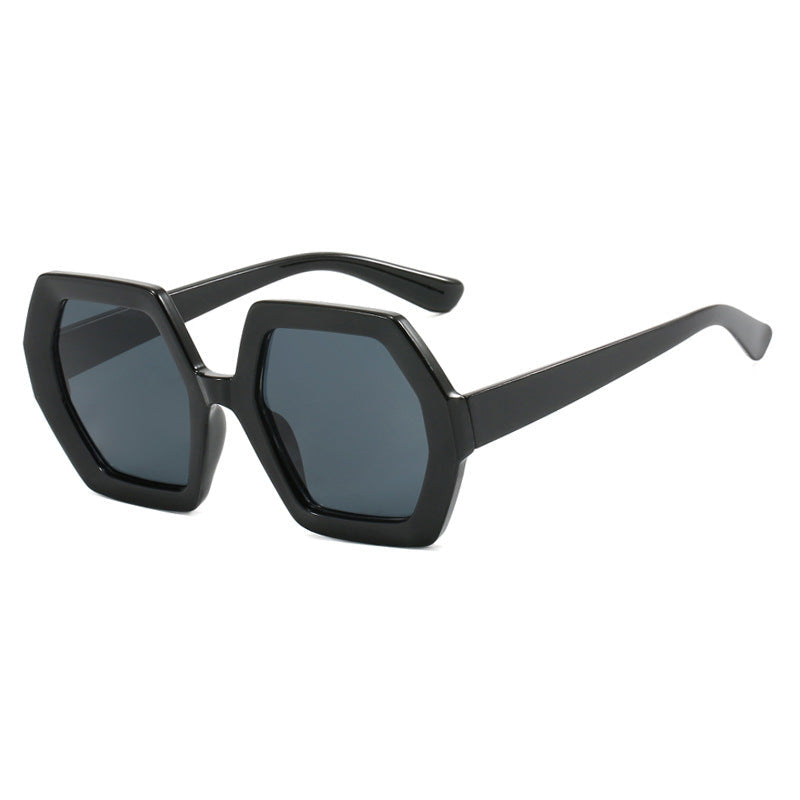 Women innovative hexagonal sunglasses Kalsten