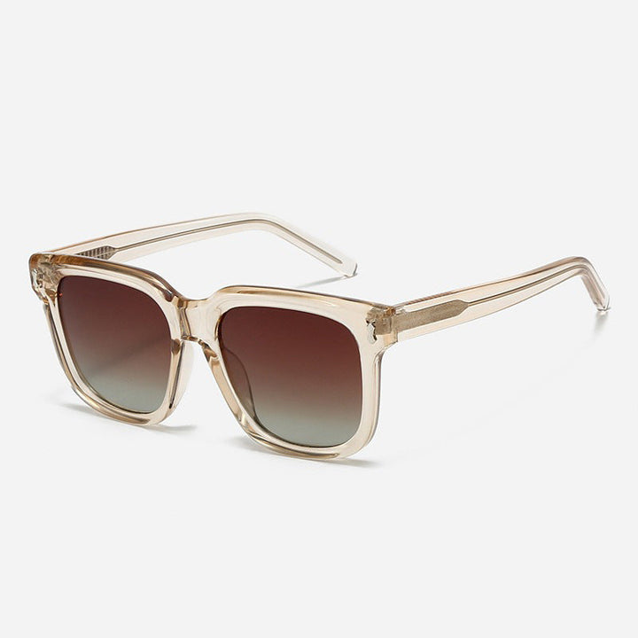 Women’s Stylish Square Sunglasses with Modern, Transparent Frame Kalsten