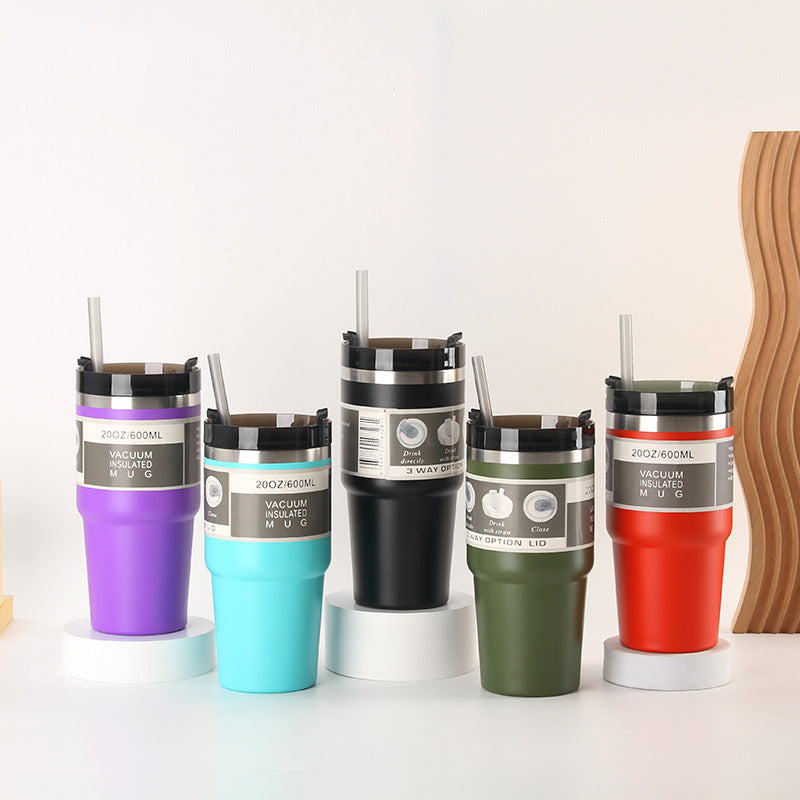 Women Insulated Drinking Cups with Reusable Straw Kalsten