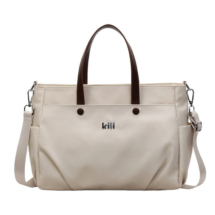 Shopping bag with comfortable carrying system and practical outer pockets Kalsten