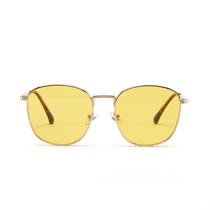 Women's fashionable hexagon sunglasses with luxurious metal frame Kalsten