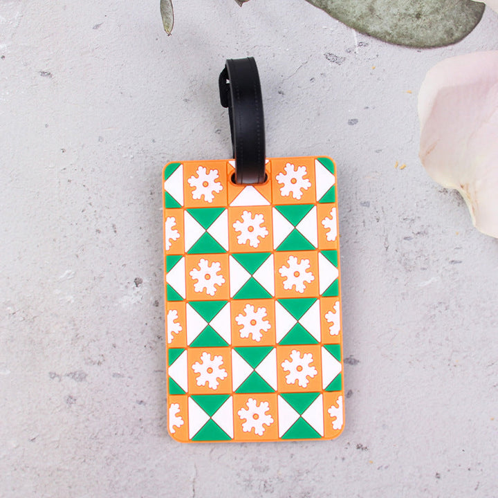 Geometric Pattern Luggage Tag Kalsten