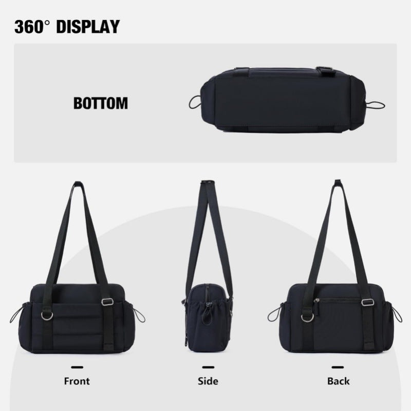 Multifunctional Shoulder Bag with Removable Organizer Kalsten