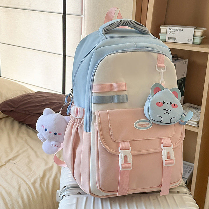 Multi-Compartment Casual School Backpack