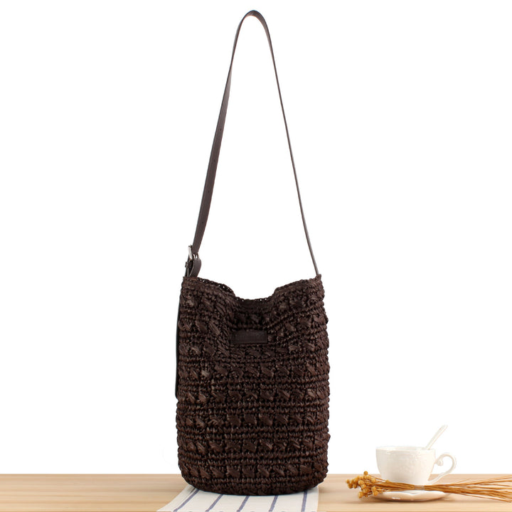 Handcrafted Practical Shoulder Bag with Structure Pattern Kalsten