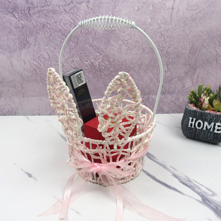 Women's Decorative Basket with Bow Accent Kalsten