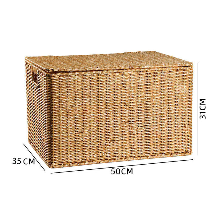 Woven Rectangular Storage Cube with Handles Kalsten